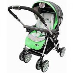 Детская коляска Capella S-802W Clover 2010 (серый и зеленый)